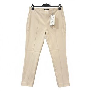 Theory NWT $235 Pintuck Slim Zip Pant in Sand Eco Bistretch Size 8 TTS